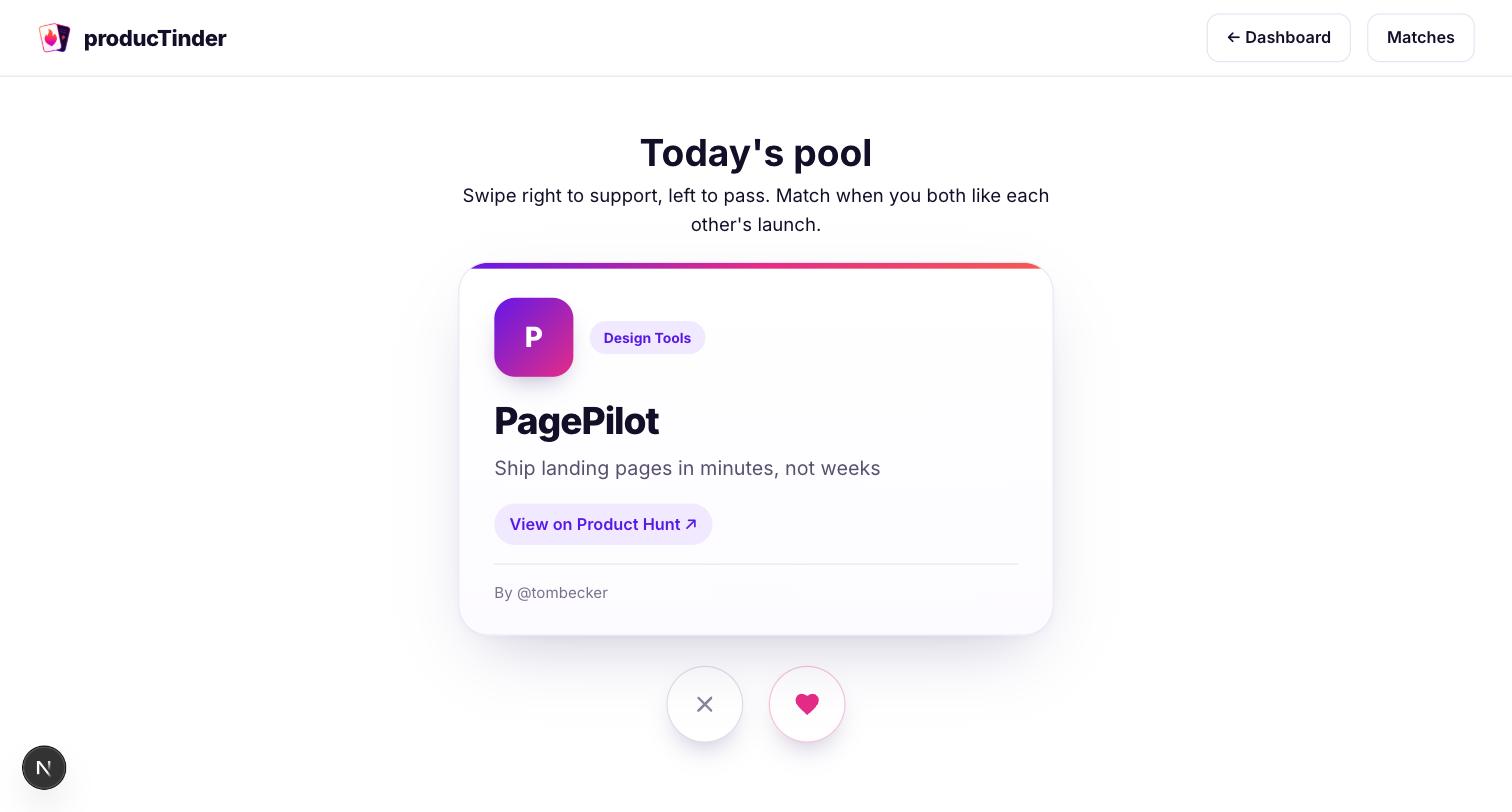 Swipe the day's launches