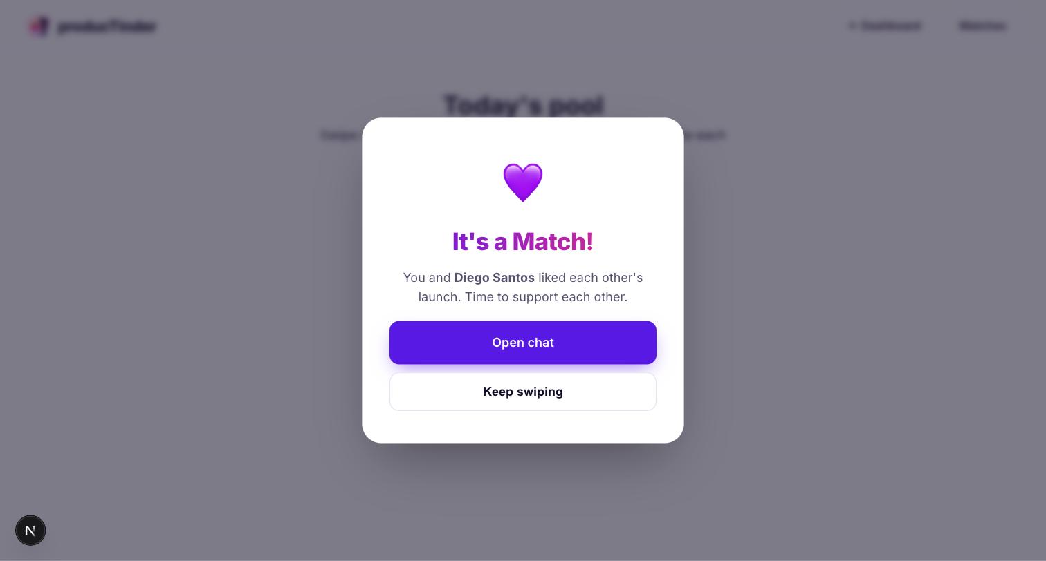It's a match